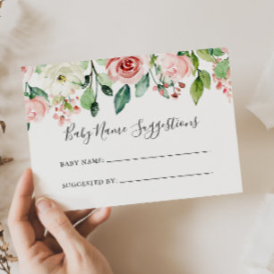 Elegant Dainty Floral Name Suggestions Kaart