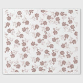 Elegant Dainty Florals Wrapping Paper Sheets Cadeaupapier (Vlak)