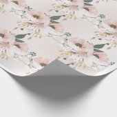Elegant Dainty Florals Wrapping Paper Sheets Cadeaupapier (Hoek)