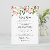 Elegant Dainty Wedding Kissingmenu Spel Kaart (Staand voorkant)