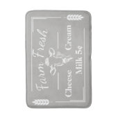 Elegant Dairy Koe Boerderij Taupe Badmat (Voorkant Verticaal)