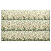 Elegant Daisies Bird Fabric Stof (Fat Quarter)