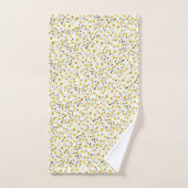 Elegant Daisies Yellow and White Trendy Sjabloon Bad Handdoek (Handdoek)
