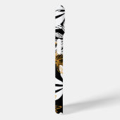 Elegant Daisy Abstract Patroon Case-Mate iPhone Case (Achterkant / Rechts)