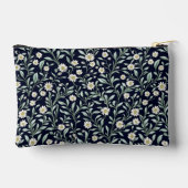 Elegant Daisy Bloempatroon op Donkere Achtergrond Etui (Achterkant)