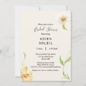 Elegant Daisy Bridal Shower Kaart (Voorkant)