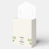 Elegant Daisy Favor Box Bedankdoosjes (Geopend)