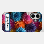 Elegant Daisy Naadloos Bloempatroon Case-Mate iPhone Case (Achterkant (horizontaal))
