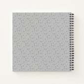 Elegant Daisy Pattern Journaling Notitieboek (Achterkant)