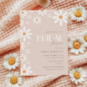 Elegant Daisy Terracotta Vrijgezellenfeest Kaart