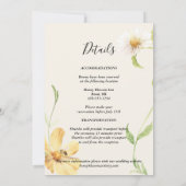 Elegant Daisy vertelt alles over één huwelijk Kaart (Achterkant)