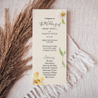 Elegant Daisy Wedding Flat Program