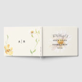 Elegant Daisy Wedding Guest Book Gastenboek (Volledig)