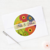 Elegant Daisy Wedding Stickers (Envelop)