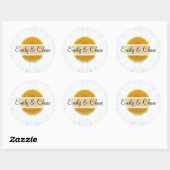 Elegant Daisy Wedding Stickers (Vel)