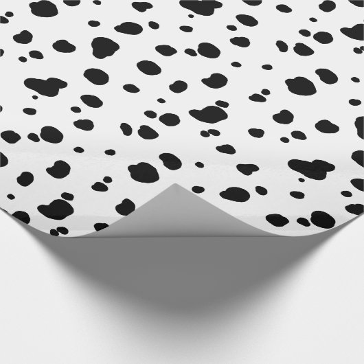 Elegant Dalmatian Pattern Cadeaupapier (Hoek)