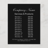 elegant damask chandelier Interior Designer Flyer (Achterkant)