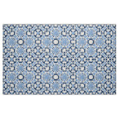 elegant Damask Classic Blue en White Stof (Fat Quarter)