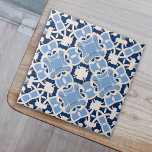 elegant Damask Classic Blue en White Tegeltje<br><div class="desc">Deze elegante decoratieve tegel in blauwe en witte kleuren is een uitstekende manier om een persoonlijke aanraking toe te voegen aan decoratie thuis.</div>