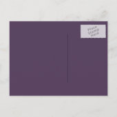 Elegant Damask Custom Save the date briefkaart (Achterkant)