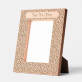 Elegant Damask Design geëtste rollen op zwart Gegraveerde Lijstjes (Links)