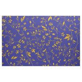 Elegant Damask Fabric Navy Blue Stof (Fat Quarter)