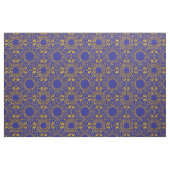 Elegant Damask Fabric Navy Blue Stof (Fat Quarter)