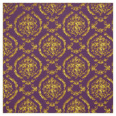 Elegant Damask Fabric Paars Stof (Swatch)