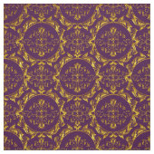 Elegant Damask Fabric Paars Stof (Swatch)
