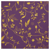 Elegant Damask Fabric Paars Stof (Swatch)