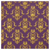 Elegant Damask Fabric Paars Stof (Swatch)