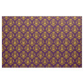 Elegant Damask Fabric Paars Stof (Fat Quarter)