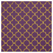 Elegant Damask Fabric Paars Stof (Swatch)
