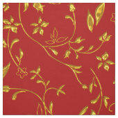 Elegant Damask Fabric Red Stof (Swatch)