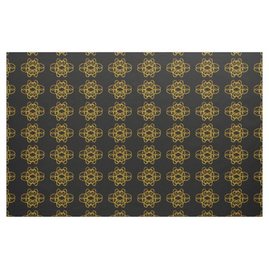 Elegant Damask Fabric Stof (Fat Quarter)