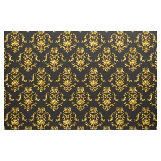 Elegant Damask Fabric Stof (Fat Quarter)