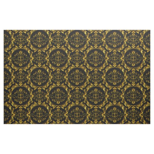 Elegant Damask Fabric Stof (Fat Quarter)