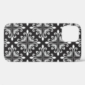 Elegant Damask: Floral Art Deco Case-Mate iPhone Case (Achterkant (horizontaal))