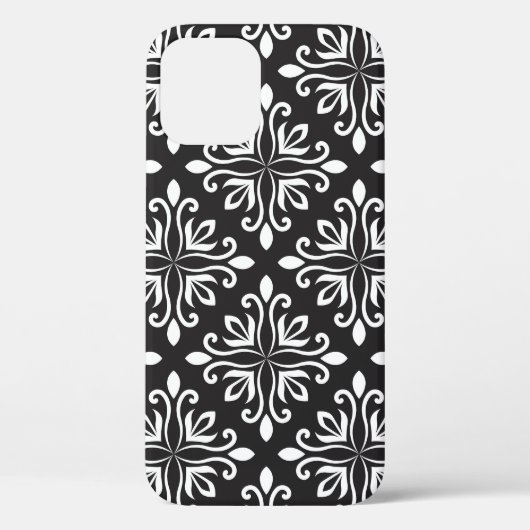 Elegant Damask: Floral Art Deco Case-Mate iPhone Case (Achterkant)