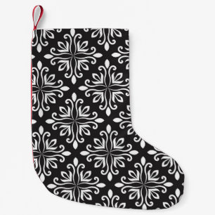 Elegant Damask: Floral Art Deco Kleine Kerstsok