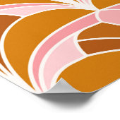 Elegant Damask Floral  Seamless Pattern. De Poster (Hoek)