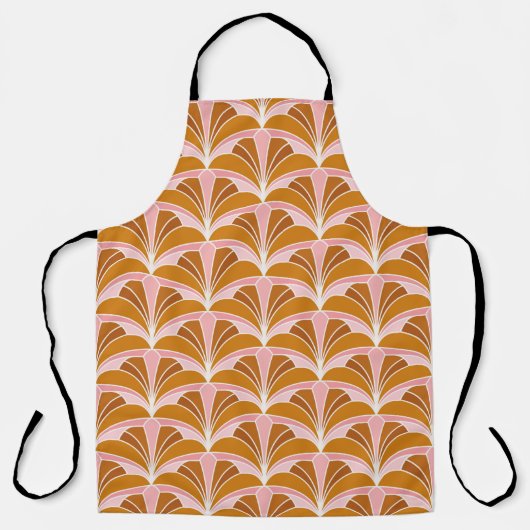 Elegant Damask Floral  Seamless Pattern. De Schort (Voorkant)