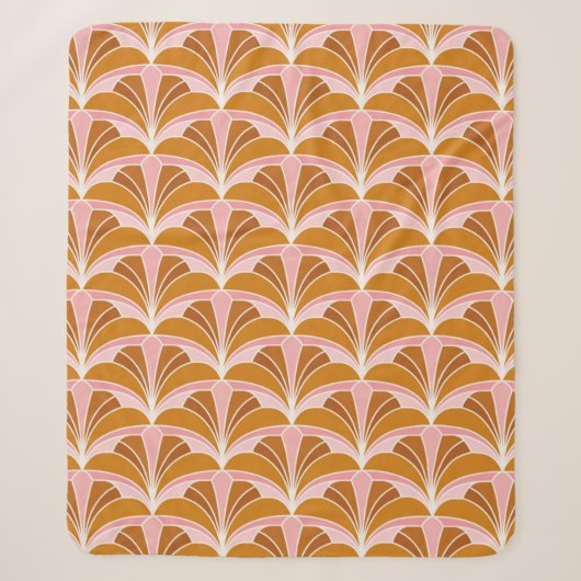 Elegant Damask Floral Seamless Pattern. De Sherpa Deken (Voorkant)