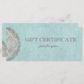 Elegant Damask Gift Certificate  Style (Voorkant / Achterkant)