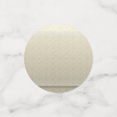 Elegant Damask, Gold Diamonds, Love Name Confetti (Kleine voorkant)