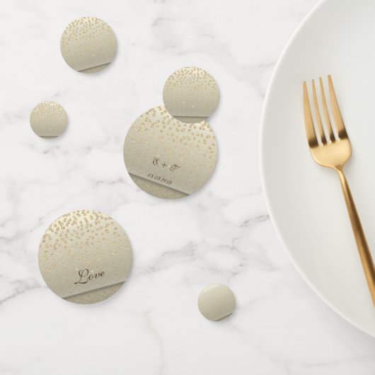 Elegant Damask, Gold Diamonds, Love Name Confetti (Groep)