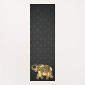 Elegant Damask Gold Paisley Elephant Yogamat (Voorkant)