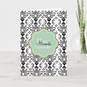 Elegant Damask Kaart