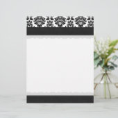 Elegant damask letterhead (Staand voorkant)