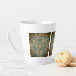 Elegant Damask Moederdag Latte Mok